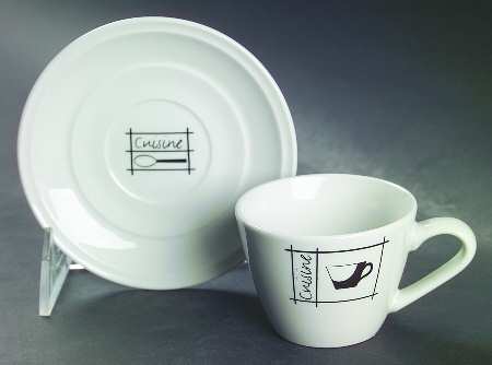 Cuisine Espresso Cup and Saucer Set