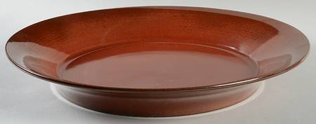 Tourron Rouge de Fer 15" Deep Round Platter