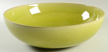 Tourron Tilleul (Avocado Green) 13" Round Serving Bowl
