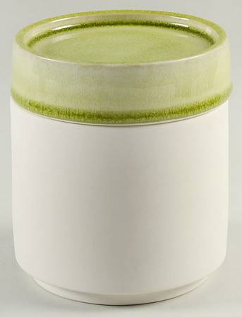 Tourron Tilleul (Avocado Green) Large Canister & Lid