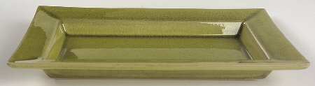 Tourron Tilleul (Avocado Green) 11" Rectangular Serving Platter