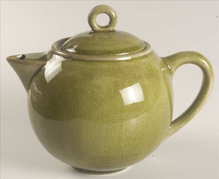 Tourron Tilleul (Avocado Green) Teapot & Lid