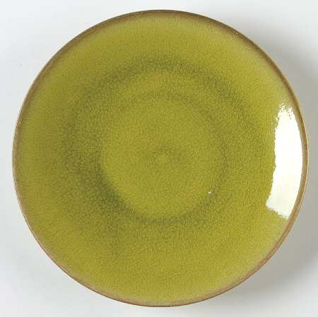 Tourron Tilleul (Avocado Green) Salad/Dessert Plate