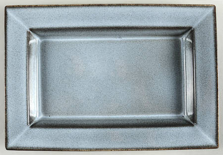 Tourron Gris Ecorce 11" Rectangular Serving Platter