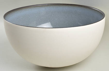 Tourron Gris Ecorce 10" Large Salad Serving Bowl