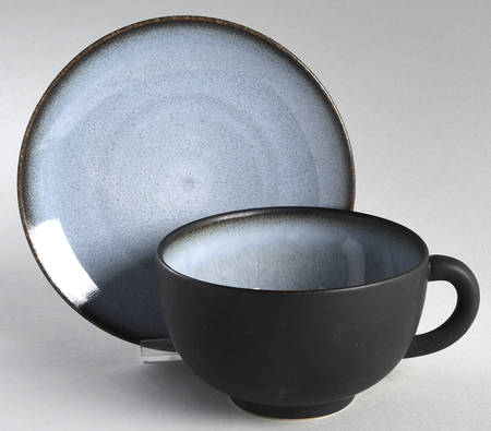 Tourron Gris Ecorce Jumbo Cup & Saucer Set