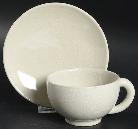 Tourron Quartz Flat Cup & Saucer Set