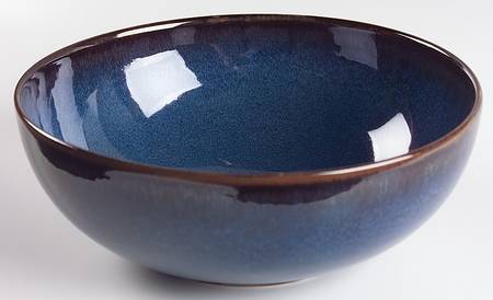Tourron Indigo 9" Pasta Serving Bowl