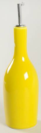 Tourron Citron (Lemon Yellow) Oil Cruet with Drizzle Spout