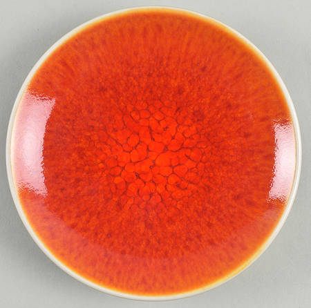 Tourron Orange Bread & Butter Plate by Jars-France