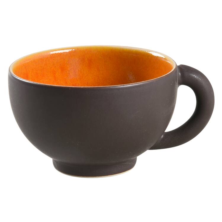 Tourron Orange Flat Cup by Jars-France
