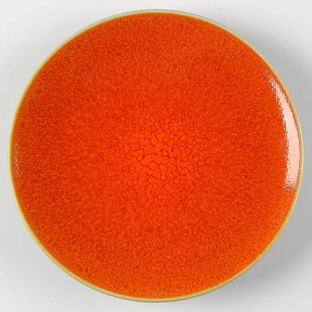 Tourron Orange Canape Plate by Jars-France
