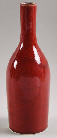 Tourron Cerise (Cherry, Dark Red) Oil Cruet, No Drizzle Spout