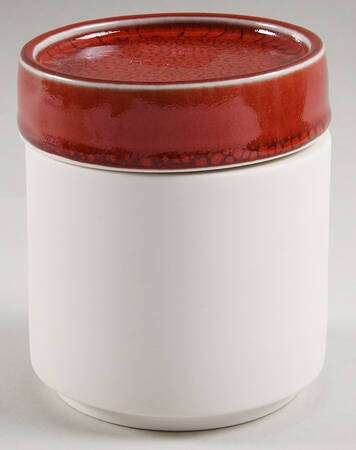 Tourron Cerise (Cherry, Dark Red) Large Canister & Lid