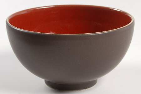 Tourron Cerise (Cherry, Dark Red) Coupe Cereal Bowl