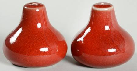 Tourron Cerise (Cherry, Dark Red) Salt & Pepper Set