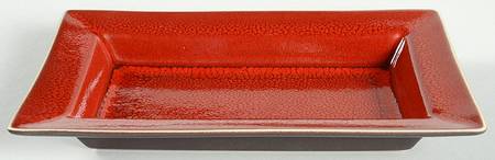 Tourron Cerise (Cherry, Dark Red) 9" Rectangular Serving Platter