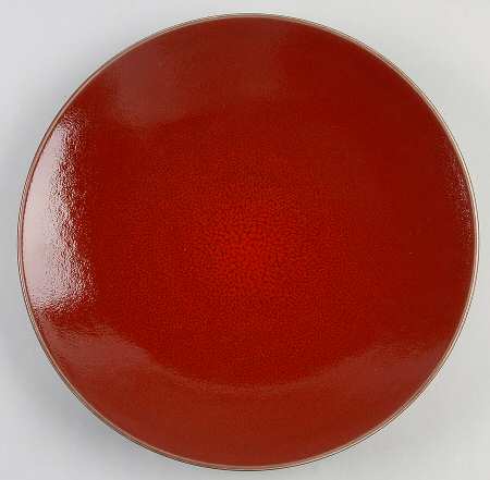 Tourron Cerise (Cherry, Dark Red) 13" Chop Plate (Round Platter)