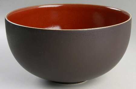 Tourron Cerise (Cherry, Dark Red) 9" Salad Serving Bowl