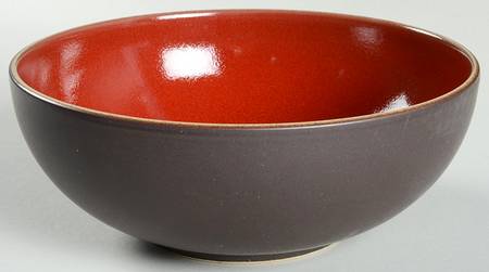 Tourron Cerise (Cherry, Dark Red) 9" Pasta Serving Bowl