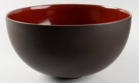 Tourron Cerise (Cherry, Dark Red) 10" Round Vegetable Bowl