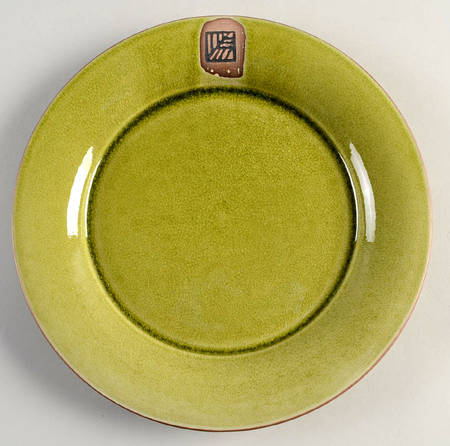 Tanga Tilleul Avocado Green Accent Dinner Plate