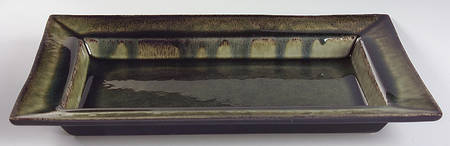 Samoa Vert (Green) 11" Rectangular Serving Platter