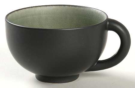 Samoa Vert (Green) Flat Demitasse Cup