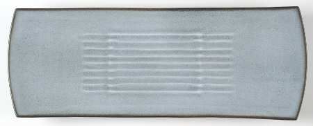 Toba Ecorce Gray 20" Rectangular Serving Platter