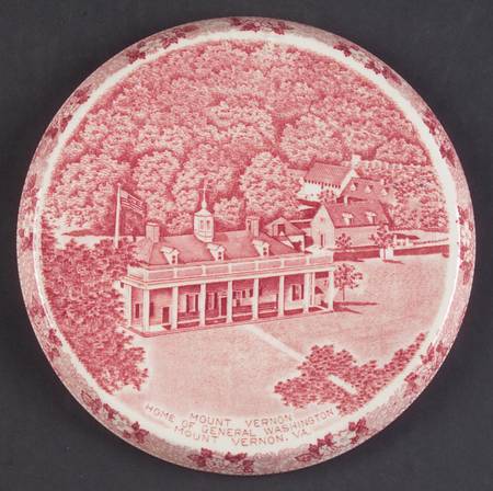 Mount Vernon Red Tea Tile