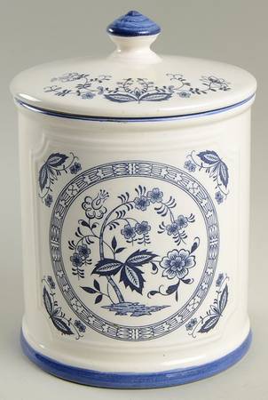 Heritage Blue Medium Canister & Lid