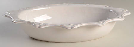Berry and Thread Whitewash Large Oval Baker