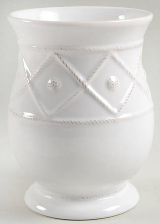 Berry and Thread Whitewash Utensil Holder