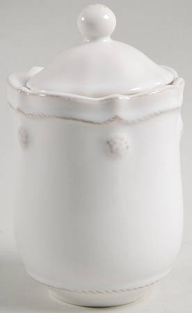 Berry and Thread Whitewash Bath Jar & Lid