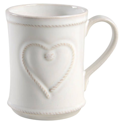 Berry and Thread Whitewash Mug