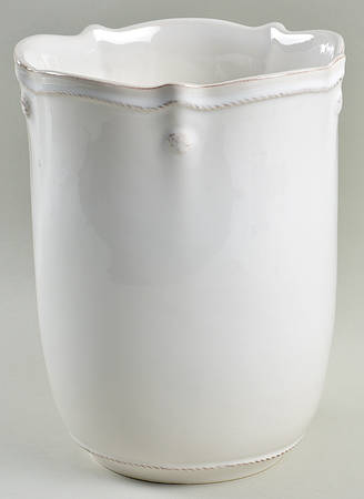 Berry and Thread Whitewash China Waste Basket