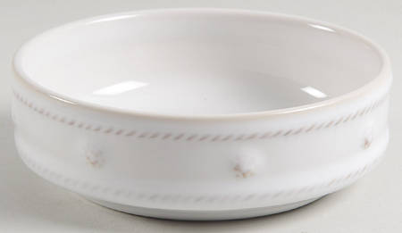 Berry and Thread Whitewash Small Pet Bowl