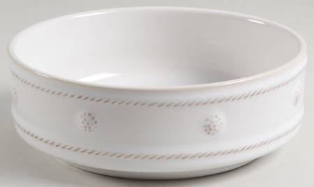 Berry and Thread Whitewash Medium Pet Bowl