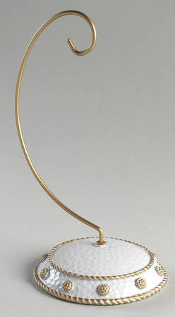 Berry and Thread Whitewash Ornament Stand
