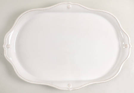 Berry and Thread Whitewash 17" Challah Tray