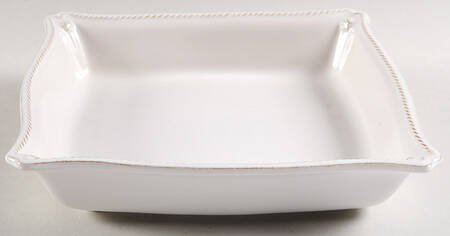 Berry and Thread Whitewash Matzo/Matzoh Plate