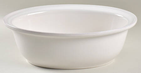 Berry and Thread Whitewash 3 Qt Oval Covered Casserole No Lid