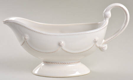 Berry and Thread Whitewash Gravy Boat