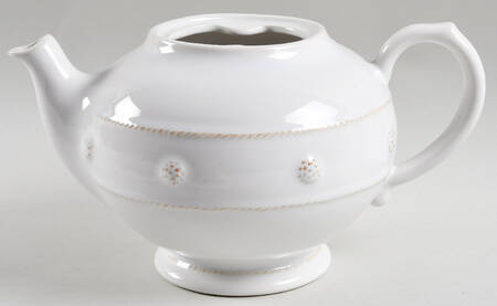 Berry and Thread Whitewash Teapot No Lid
