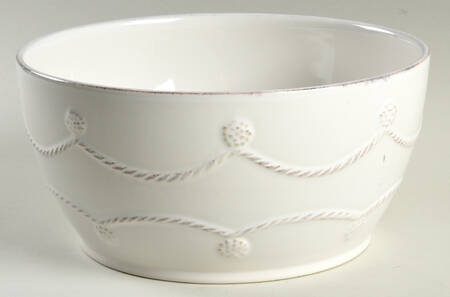 Berry and Thread Whitewash 2 Qt Round Covered Casserole No Lid