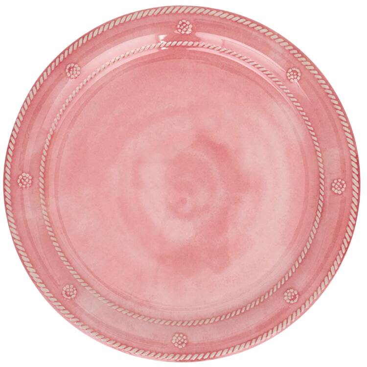 Berry and Thread Whitewash Melamine Dinner Plate