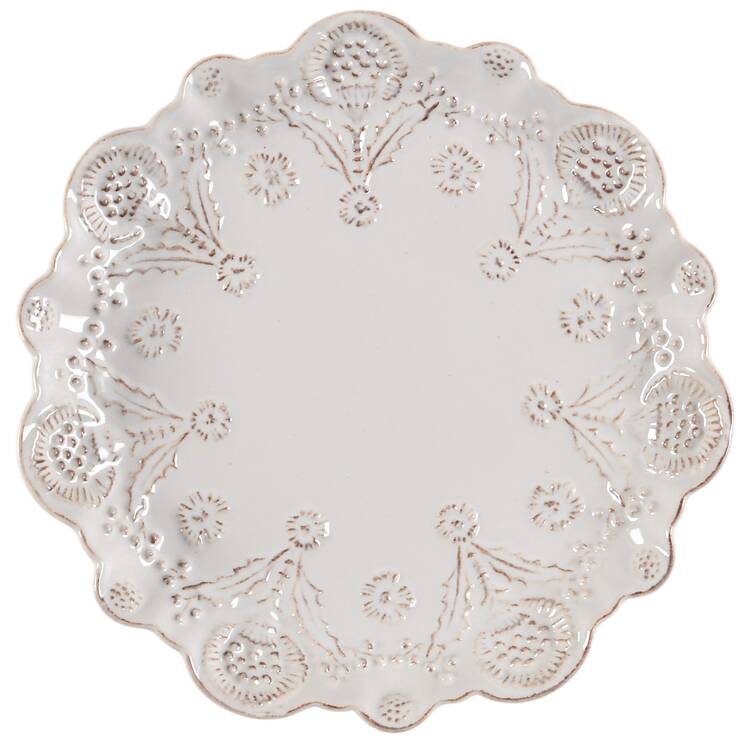 Berry and Thread Whitewash Salad/Dessert Plate