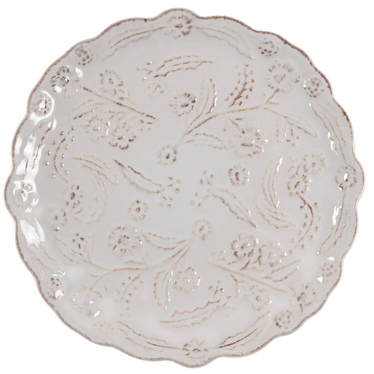 Berry and Thread Whitewash Cocktail Plate
