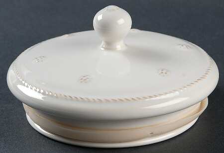 Berry and Thread Whitewash Lid for Dog Treats Holder/Jar