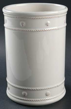 Berry and Thread Whitewash Dog Treats Holder/Jar No Lid